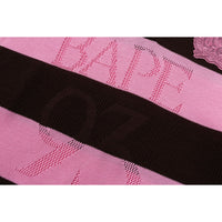 JACQUARD MULTI LOGO STRIPE RELAXED FIT LS TEE MENS