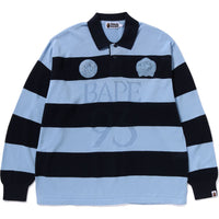 JACQUARD MULTI LOGO STRIPE RELAXED FIT LS TEE MENS