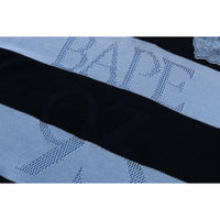JACQUARD MULTI LOGO STRIPE RELAXED FIT LS TEE MENS