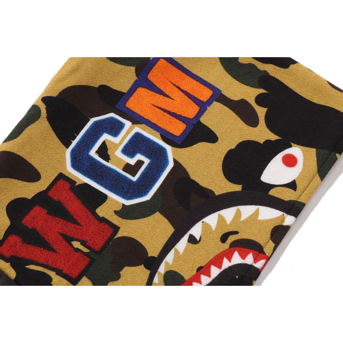 LEATHER JACKET PRINT SHARK PULLOVER HOODIE KIDS