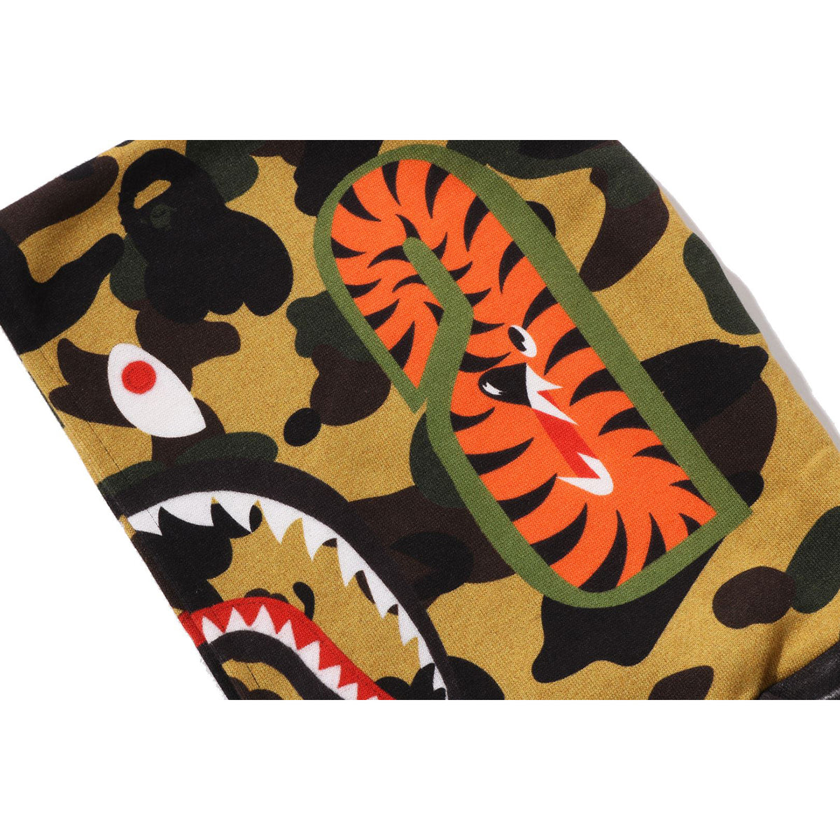 LEATHER JACKET PRINT SHARK PULLOVER HOODIE KIDS