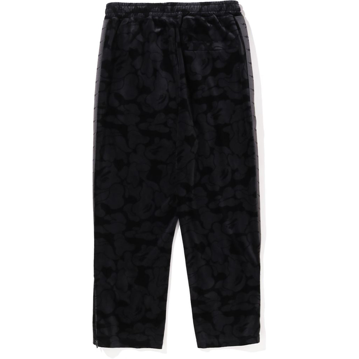 SOLID CAMO VELOUR METAL ONE POINT RELAXED FIT TRACK PANTS MENS