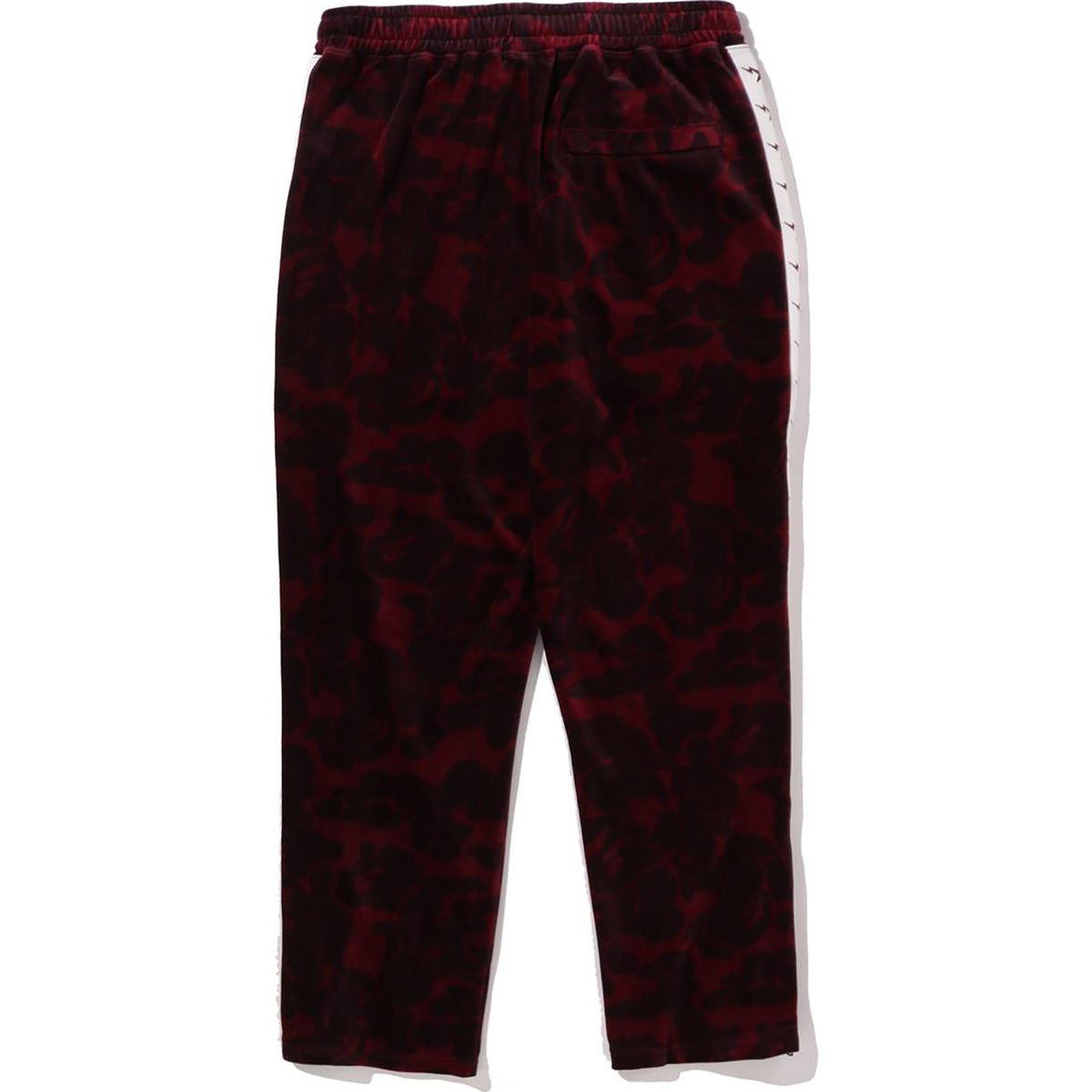 SOLID CAMO VELOUR METAL ONE POINT RELAXED FIT TRACK PANTS MENS
