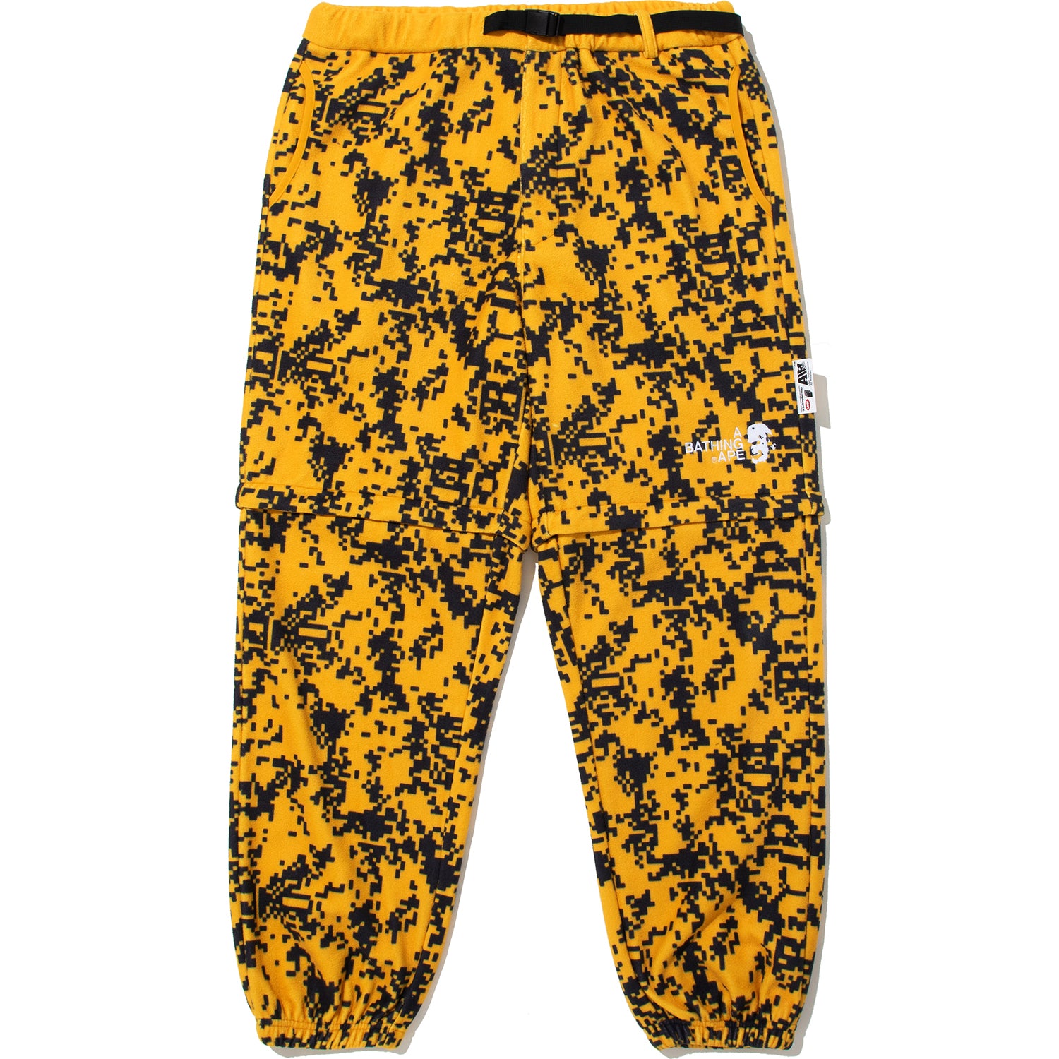 BAPE BY KAZUKI KURAISHI PIXELATE CAMO POLARFLEECE PANTS MENS – us