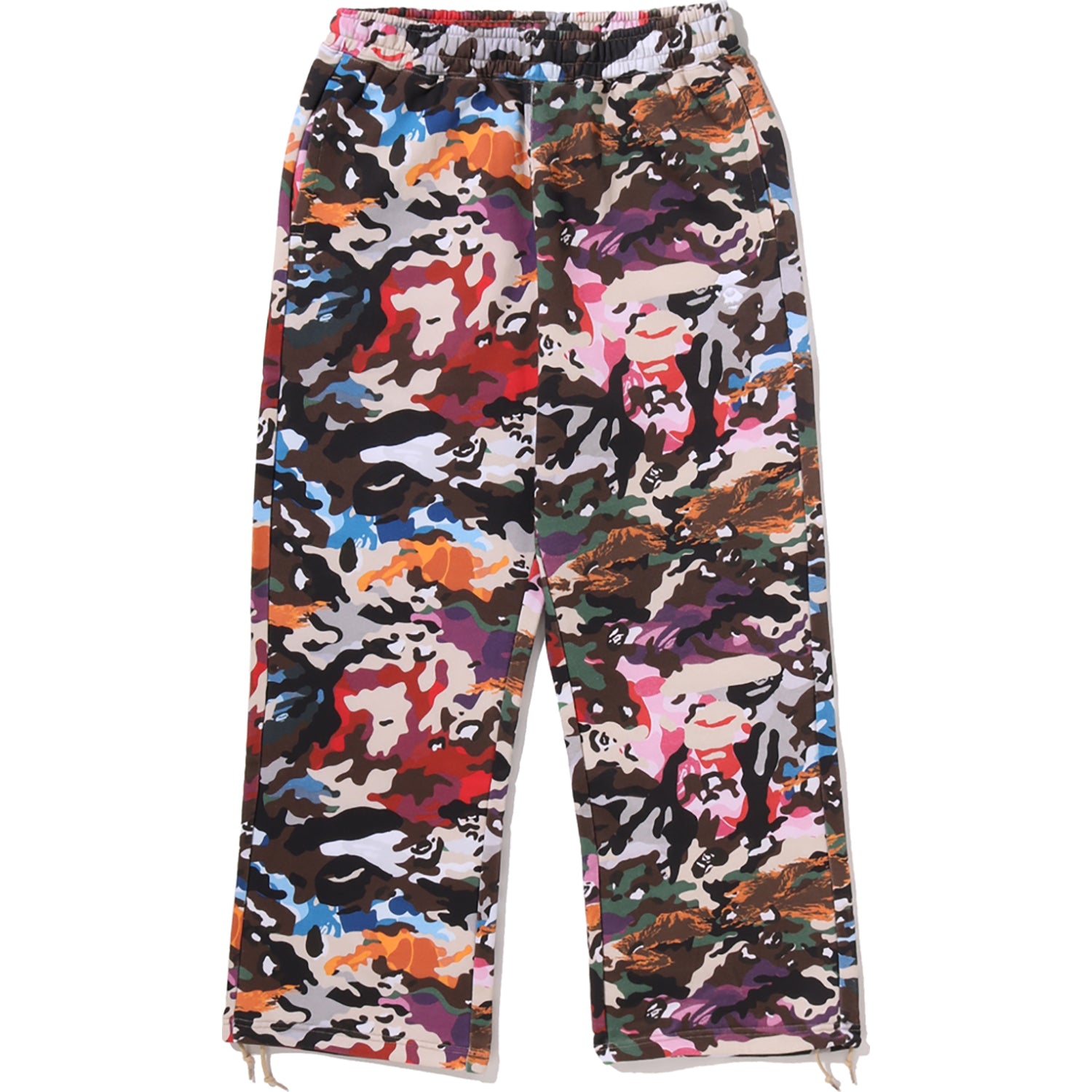 HYBRID CAMO APE FACE LOGO RELAXED FIT SWEATPANTS MENS – us.bape.com