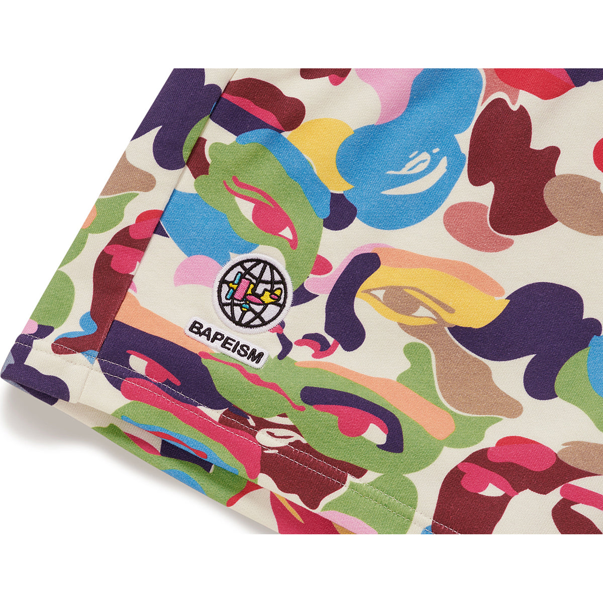 BAPE X KIDSUPER CAMO SWEAT SHORTS MENS