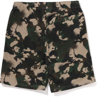 MAP CAMO REGULAR FIT SHARK SWEAT SHORTS MENS