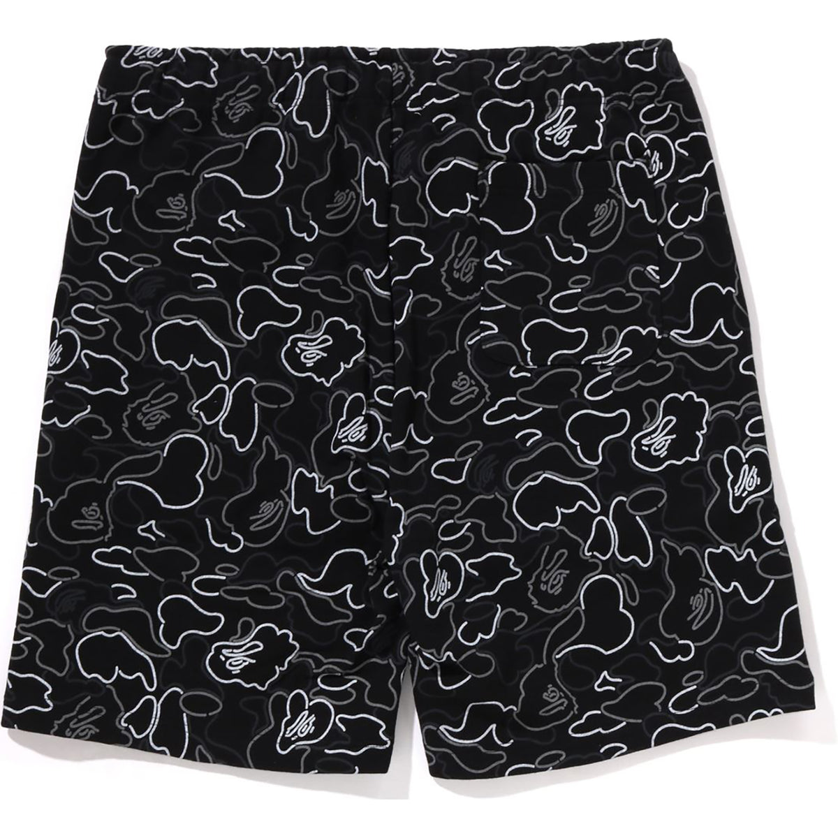 NEON CAMO REGULAR FIT SWEAT SHORTS MENS