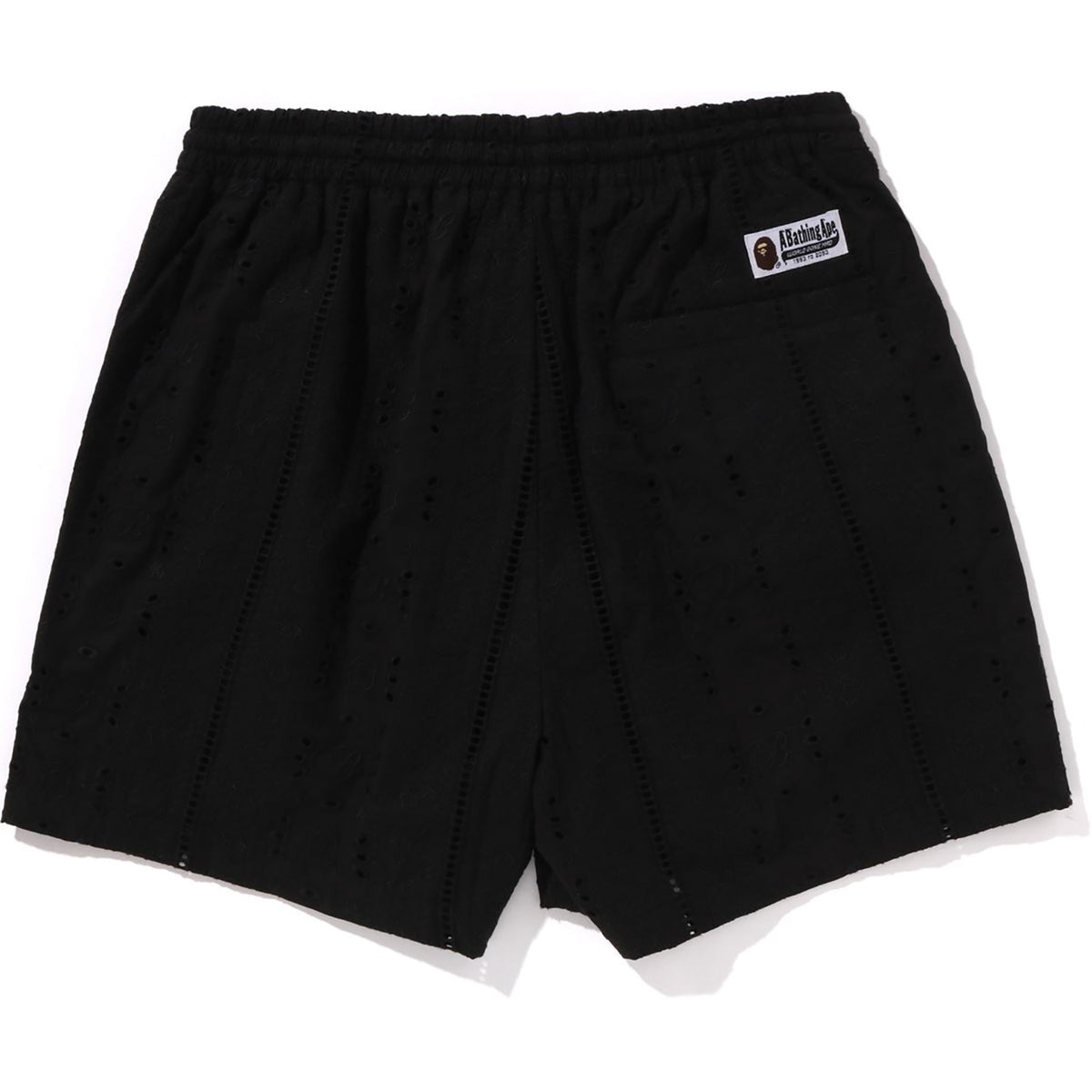 EMBROIDERY RELAXED FIT SHORTS MENS