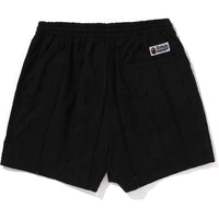 EMBROIDERY RELAXED FIT SHORTS MENS