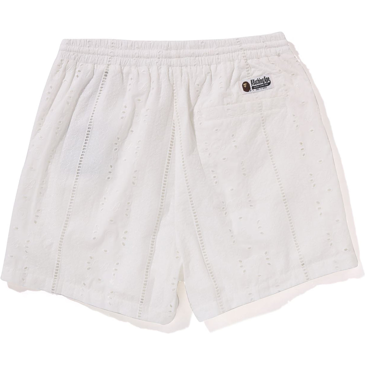 EMBROIDERY RELAXED FIT SHORTS MENS