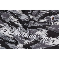 PALM TREE CAMO RELAXED FIT BEACH SHORTS MENS