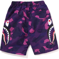 COLOR CAMO SIDE SHARK BEACH SHORTS KIDS