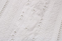 EMBROIDERY OPEN COLLAR SS SHIRT MENS