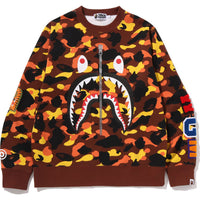 1ST CAMO SHARK CREWNECK SWEATSHIRT MENS
