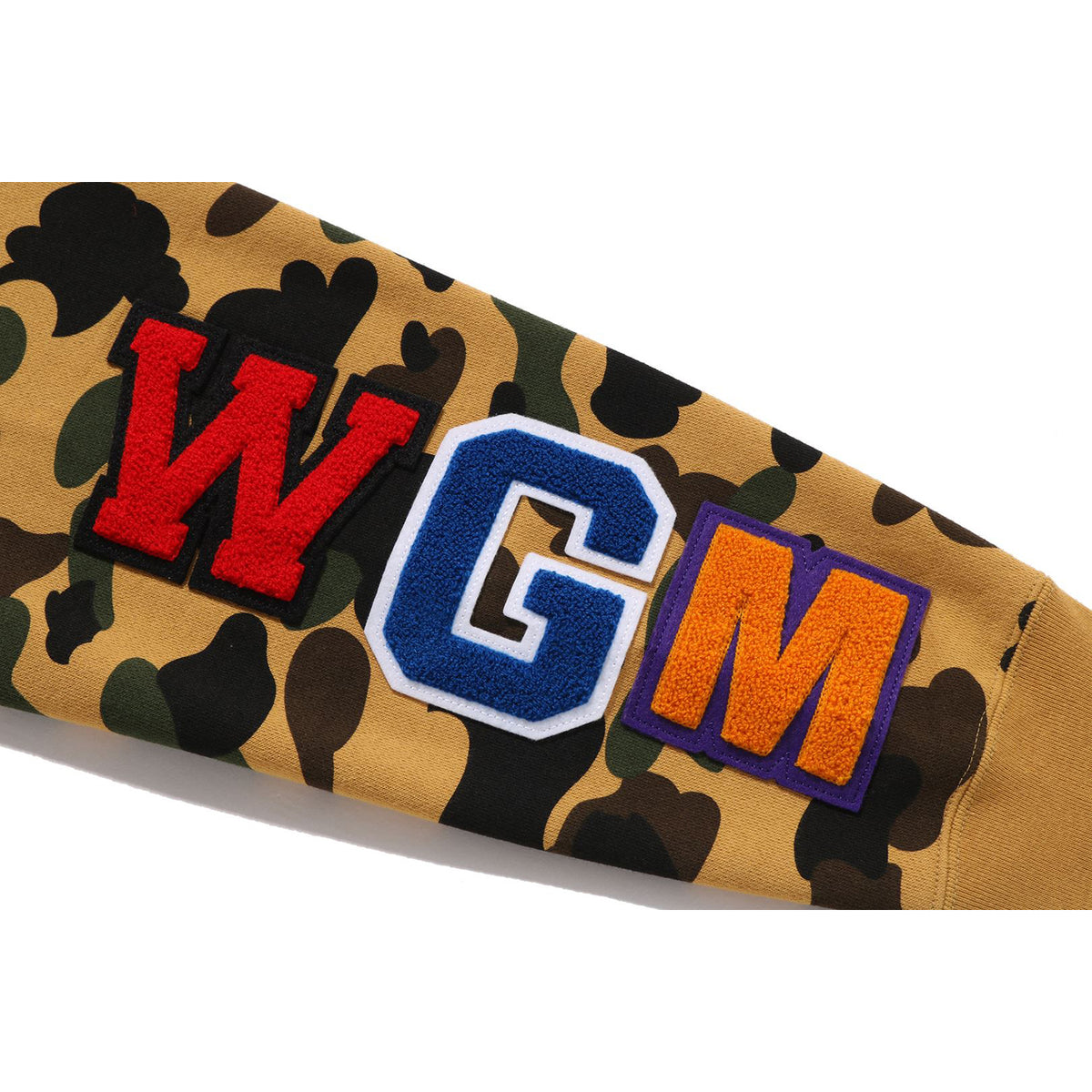 1ST CAMO SHARK CREWNECK SWEATSHIRT MENS