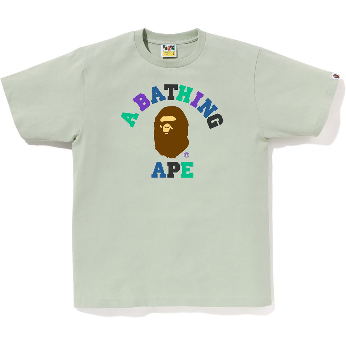 BAPE MENS COLORS COLLEGE TEE