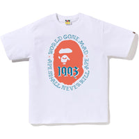 BAPE MENS COTTON APE HEAD 1993 T-SHIRT