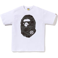 LAYERED LINE CAMO BIG APE HEAD TEE MENS