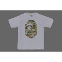 LAYERED LINE CAMO BIG APE HEAD TEE MENS