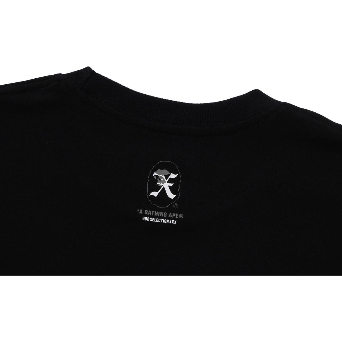 BAPE X GOD SELECTION XXX TEE MENS