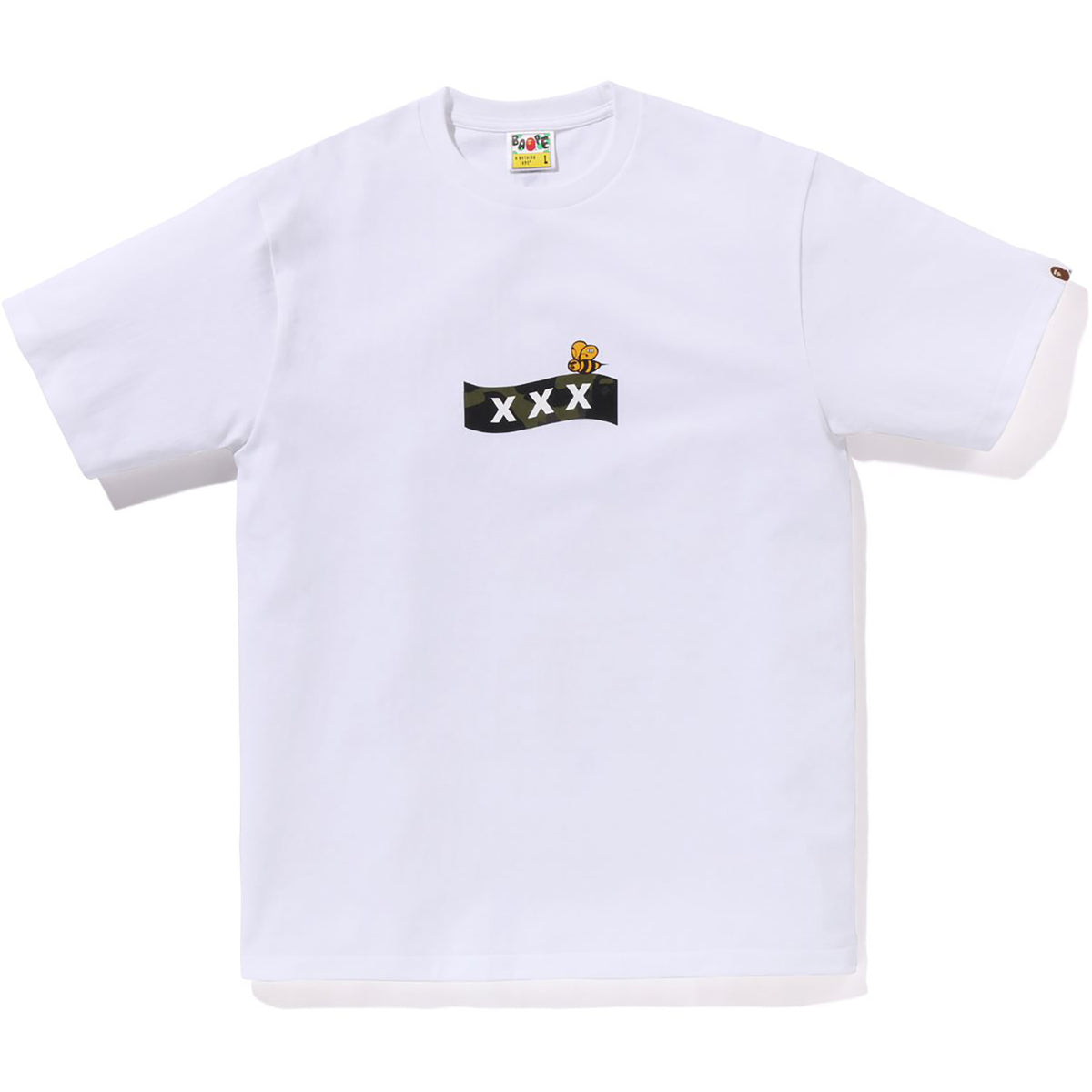 BAPE X GOD SELECTION XXX TEE MENS