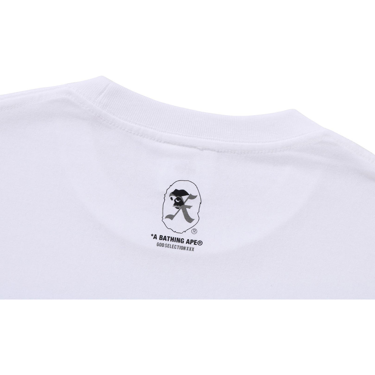 BAPE X GOD SELECTION XXX TEE MENS