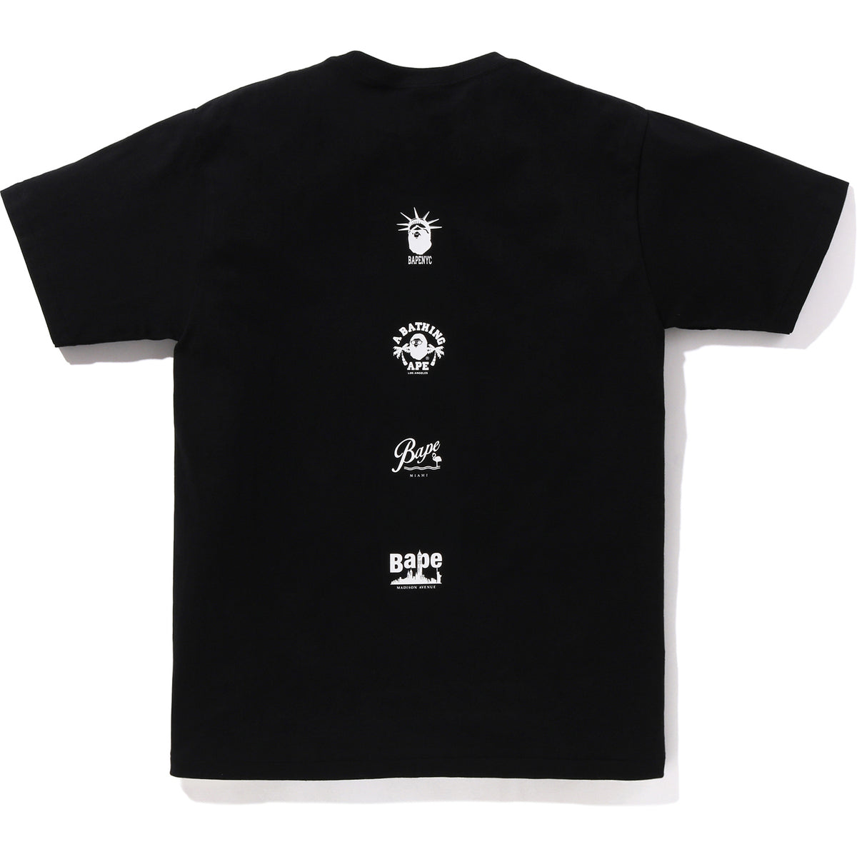 BAPE MENS US COLLEGE MULTI CAM STA T-SHIRT