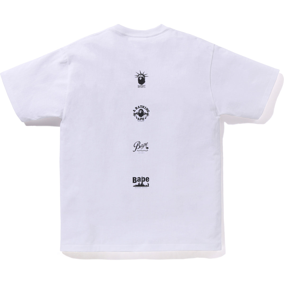 BAPE MENS US COLLEGE MULTI CAM STA T-SHIRT
