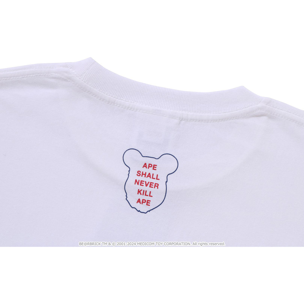 BAPE X MEDICOM TOY - ABC CAMO BE@R MILO ON BAPE TEE MENS
