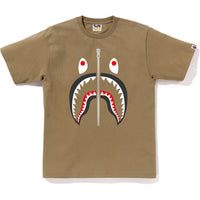 BAPE MENS COTTON SHARK HEAD T-SHIRT