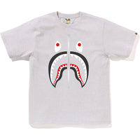 BAPE MENS COTTON SHARK HEAD T-SHIRT