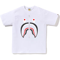 BAPE MENS COTTON SHARK HEAD T-SHIRT