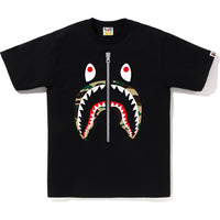 BAPE MENS 1ST CAMO SHARK T-SHIRT