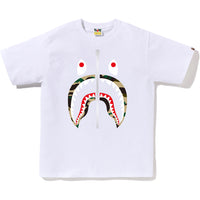 BAPE MENS 1ST CAMO SHARK T-SHIRT