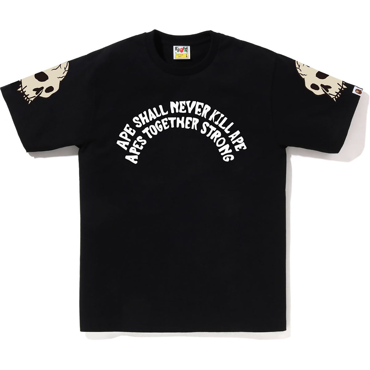 BAPE MENS SOUVENIR SKULL LOGO TEE