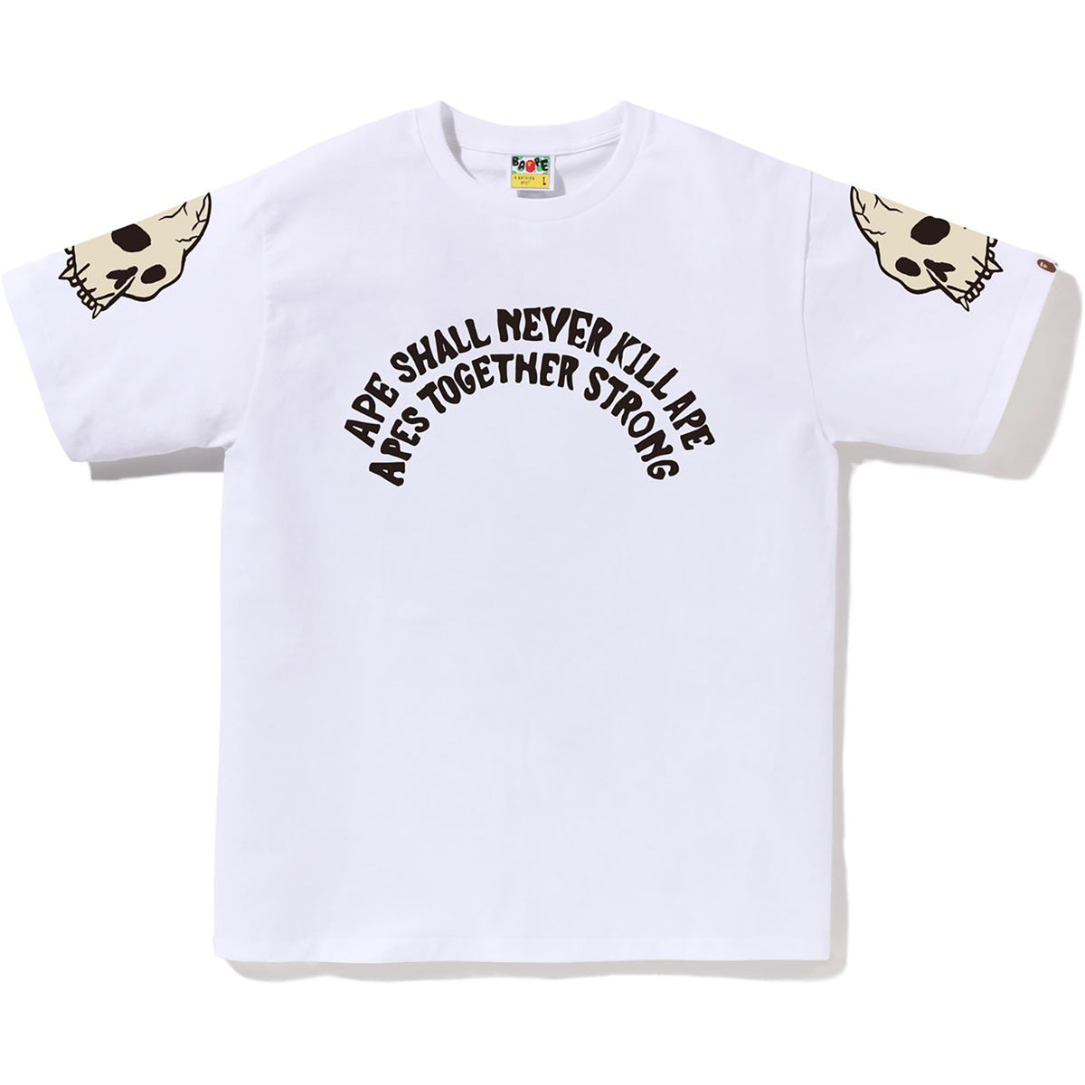 BAPE MENS SOUVENIR SKULL LOGO TEE