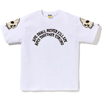BAPE MENS SOUVENIR SKULL LOGO TEE