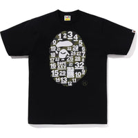 A BATHING APE 32ND ANNIV. 1ST CAMO BIG APE HEAD TEE MENS