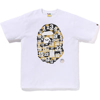A BATHING APE 32ND ANNIV. 1ST CAMO BIG APE HEAD TEE MENS