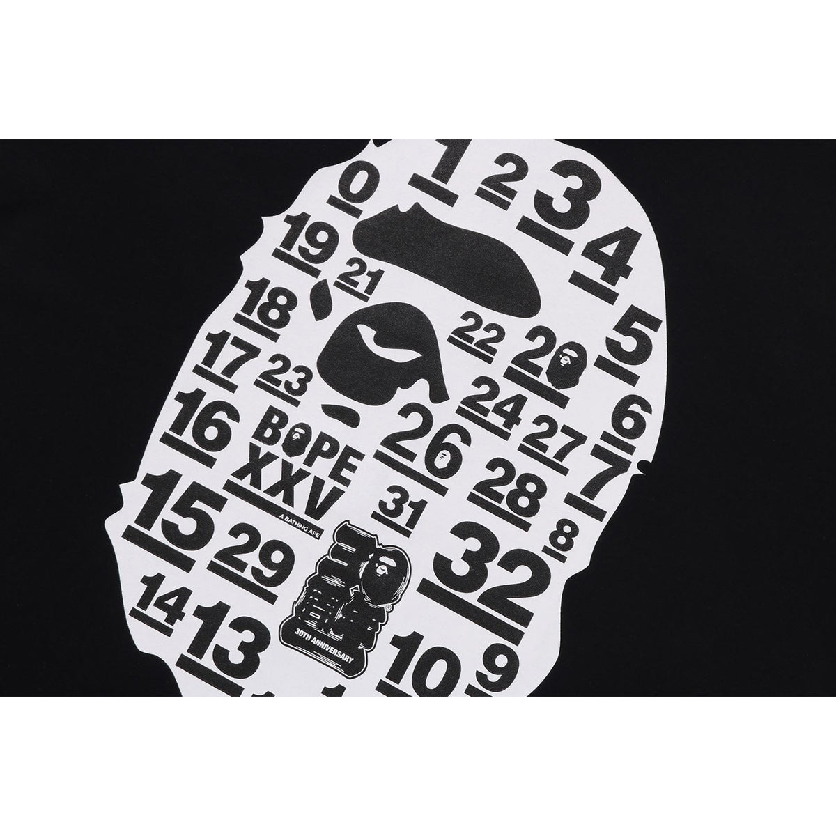 A BATHING APE 32ND ANNIV. BIG APE HEAD T MENS