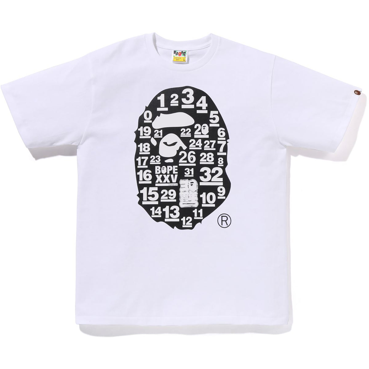 A BATHING APE 32ND ANNIV. BIG APE HEAD T MENS