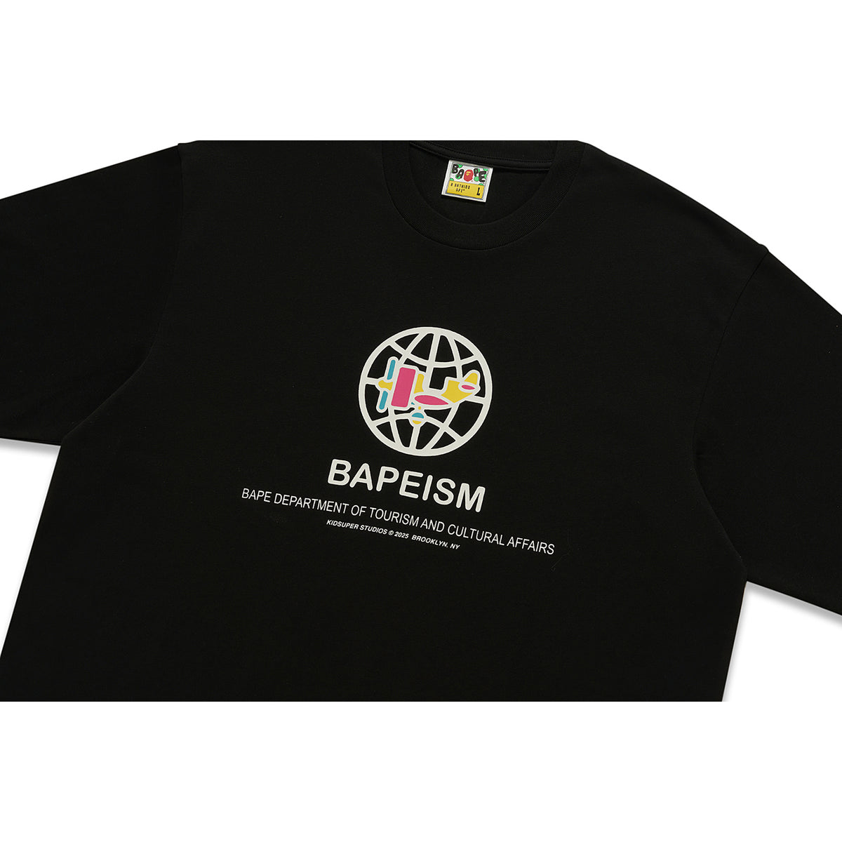 BAPE X KIDSUPER BAPEISM LOGO TEE MENS