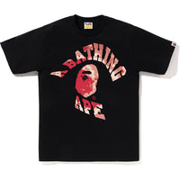 BAPE MENS TIE DYE TWIST COLLEGE T-SHIRT