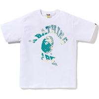 BAPE MENS TIE DYE TWIST COLLEGE T-SHIRT