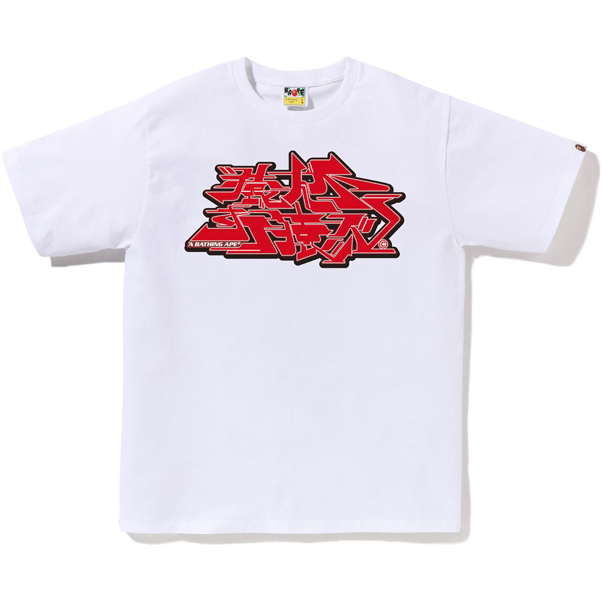 BAPE MENS ASNKA KANJI GRAFFITI LOGO T-SHIRT