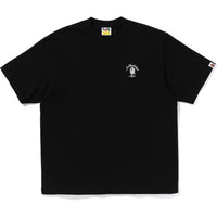 BAPE MENS ONE POINT APE HEAD COLLEGE RELAXED FIT T-SHIRT