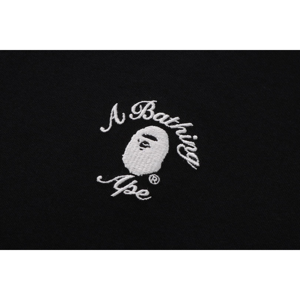 BAPE MENS ONE POINT APE HEAD COLLEGE RELAXED FIT T-SHIRT