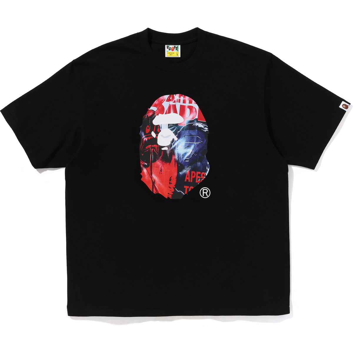 PHOTO PRINT APE HEAD RELAXED FIT TEE MENS