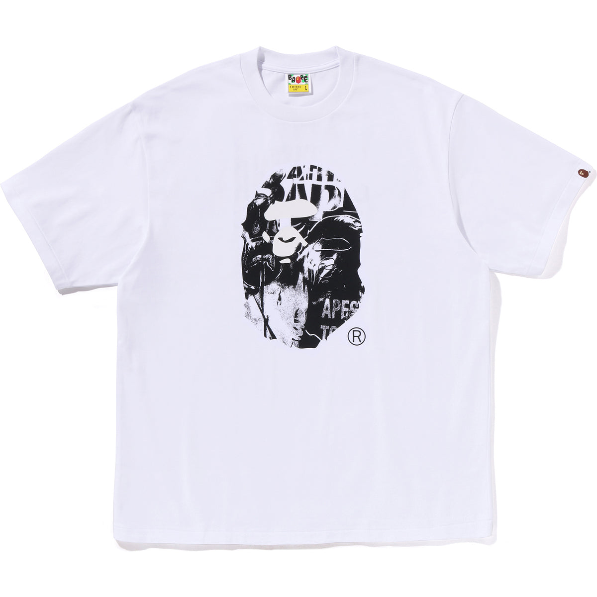 PHOTO PRINT APE HEAD RELAXED FIT TEE MENS